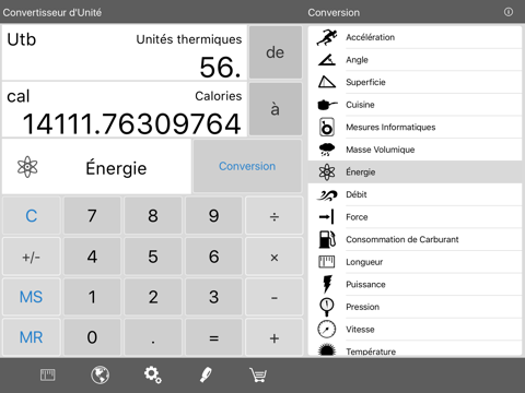 Screenshot #5 pour Converter Pro HD - Convertisseur d'Unité, Devises Calculatrice