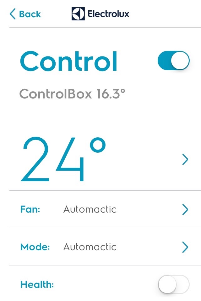 Electrolux Wifi ControlBox screenshot 4
