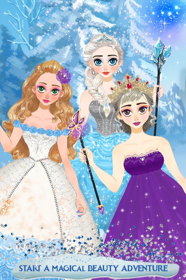 Ice Princess - Frosty Makeup and Dress Up Salon Girls Game screenshot 3