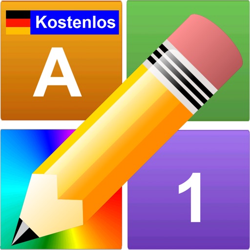 Deutsch Buchstaben Zahlen Farben Kostenlos Icon