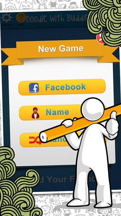 Doodle With Buddies : Fun Social Multi-player Drawing and Guessing Free Addicting Game to Play Family and Friends screenshot-3
