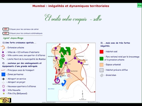 Croquis de géographie : Mumbai : inégalités et dynamiques territoriales screenshot 4