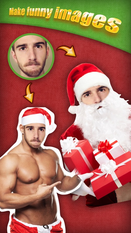 Christmas Face Photo Booth - Make your funny xmas pics with Santa Claus and  Elf frames by dawen huang