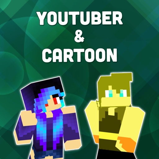 Best Youtuber & Cartoon Skins for Minecraft Pocket Edition icon
