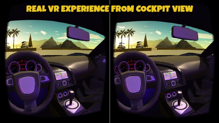 VR Car Driving Simulator : VR Game for Google Cardboard screenshot-3