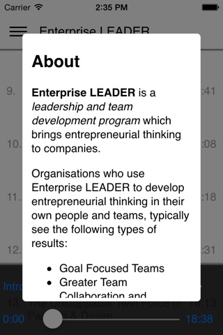Enterprise LEADER: Free Sample screenshot 3