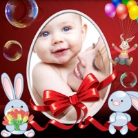 Happy Easter Picture Frames and Stickers