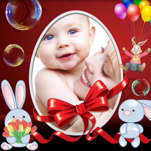 Happy Easter Picture Frames and Stickers iOS App