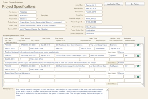 Project Planning DB screenshot 4