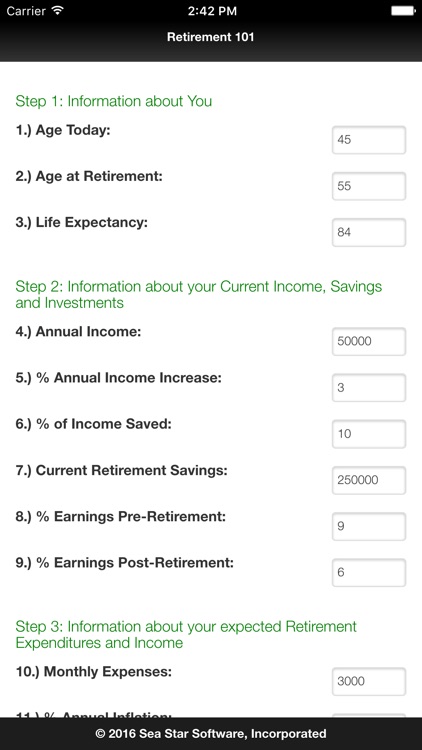 Retirement Calculator 101