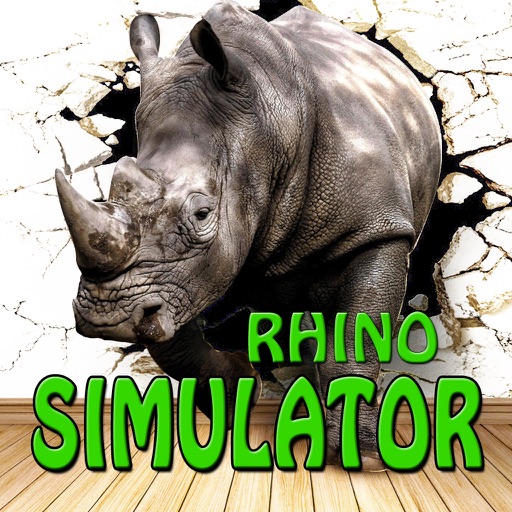 Ultimate Stray RHINOCEROS Simulator 3D - Survival Hunter Mini Game icon