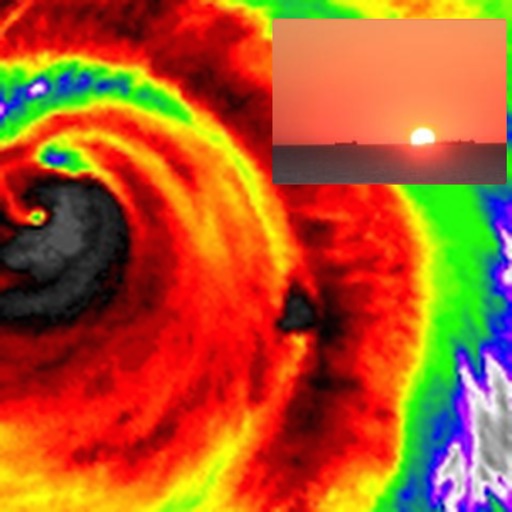 Sunset and Sunrise with NOAA Radar 3D Pro