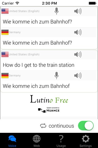 Lutino - Voice Language Translator screenshot 2