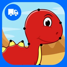 Activities of Dinosaurs Connect the Dots and Coloring Book Free