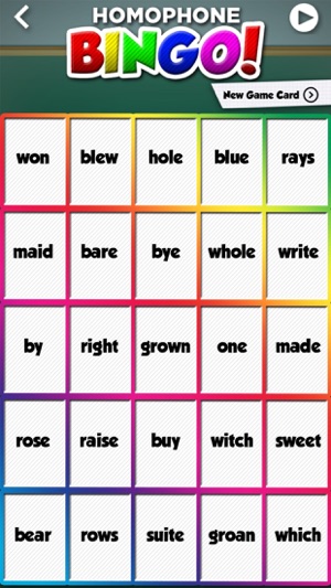 Homophone Bingo(圖4)-速報App