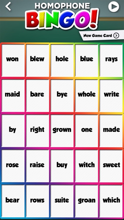 Homophone Bingo screenshot-3