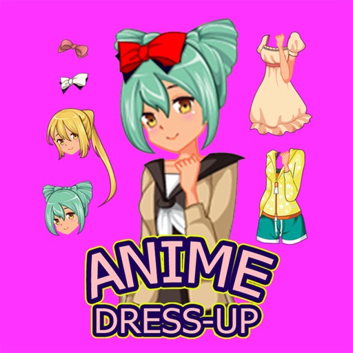 Girl Anime Dress Up Icon