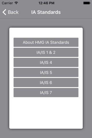 Platinum Squared HMG IA Standards Guide screenshot 2