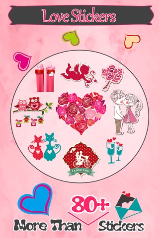 Love Sticker Makeup Pro - Add Heart Touching Stickers to Your Pictures for Valentine's Day screenshot 3