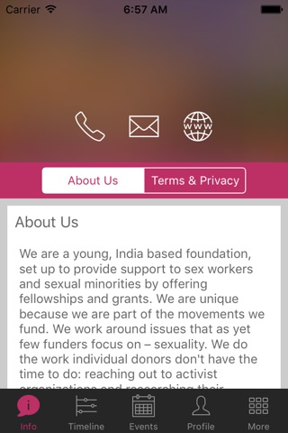 Solidarity Foundation screenshot 2