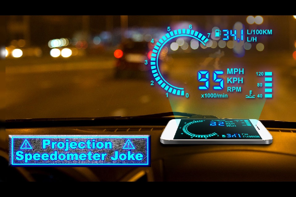 Projection Speedometer Joke screenshot 3