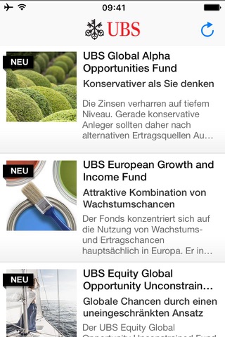 UBS Funds screenshot 2