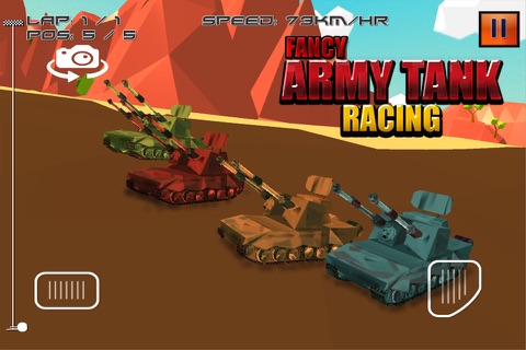 Fancy Army Tank Racing screenshot 3