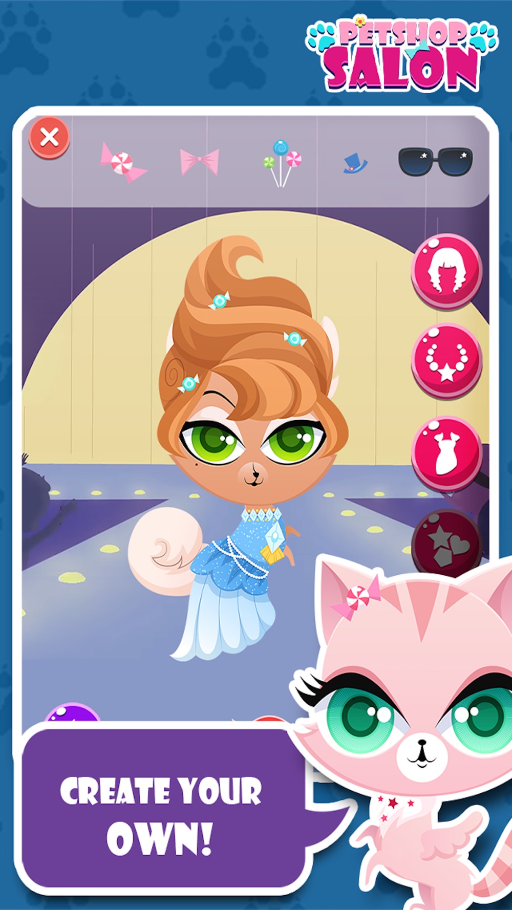 Little Pet Salon & Spa Palace : The Royal cute cat & dog Family Puppy shop Game hack tool