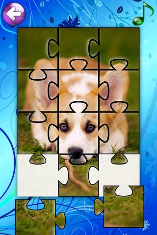 Puppies Jigsaw Puzzle Games for Girls & Boys with Baby Pet Dog who Loves Animal Puzzles & Pictures for Kids HD screenshot 4