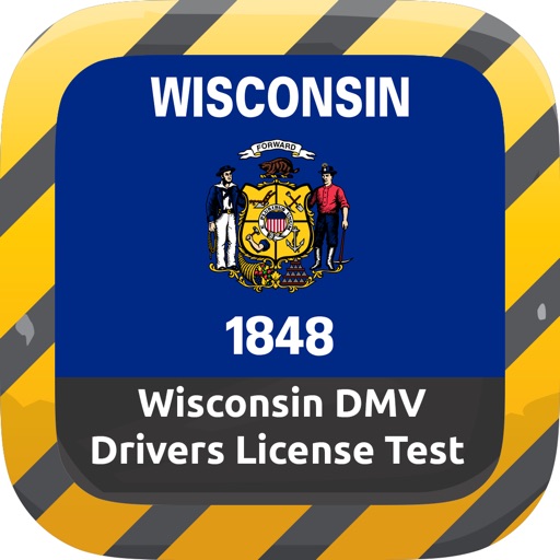Wisconsin DMV Drivers License Handbook & WI Signs Flashcards