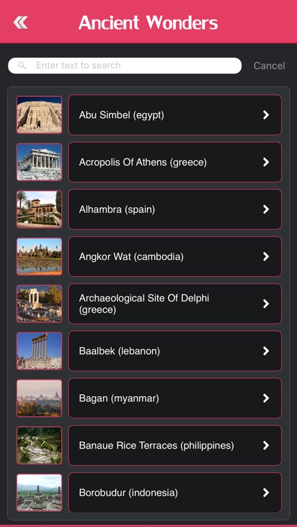 Wonders of The Ancient & Medieval World
