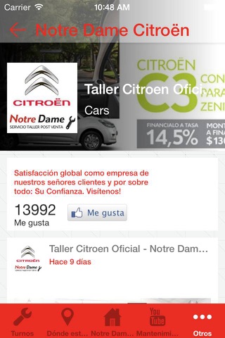 Citroen NotreDame - Servicio Taller Post-Venta screenshot 2