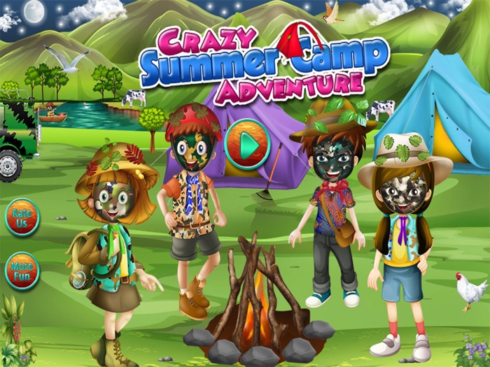 Crazy Kids Outdoor Summer Camp Party