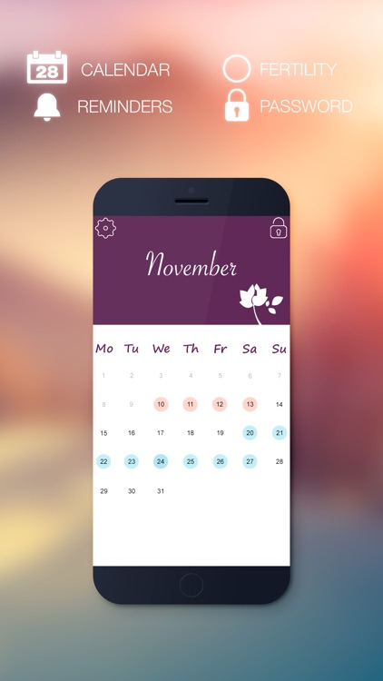 Lotus - Period Calculator,Period Tracker,Ovulation Calendar, Fertility Calendar