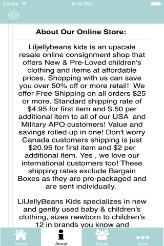 Liljellybeans Consignments screenshot 2