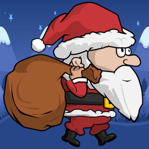 Santa Claus Runner Icon