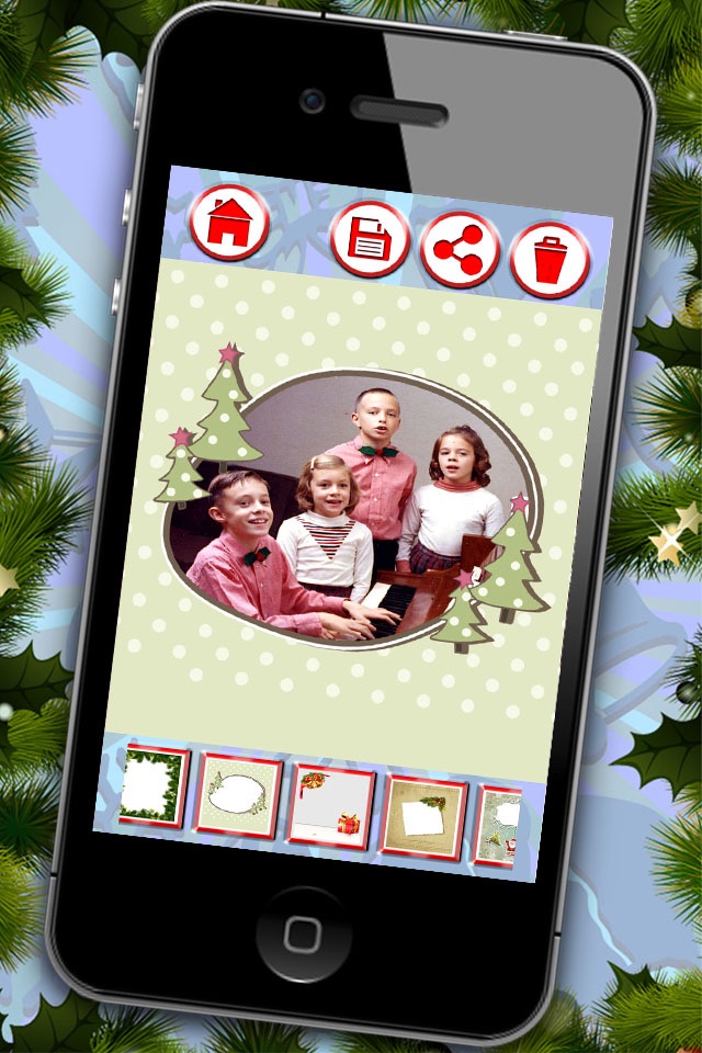 Christmas frames – Create customized xmas greetings to wish Merry Christmas screenshot 4