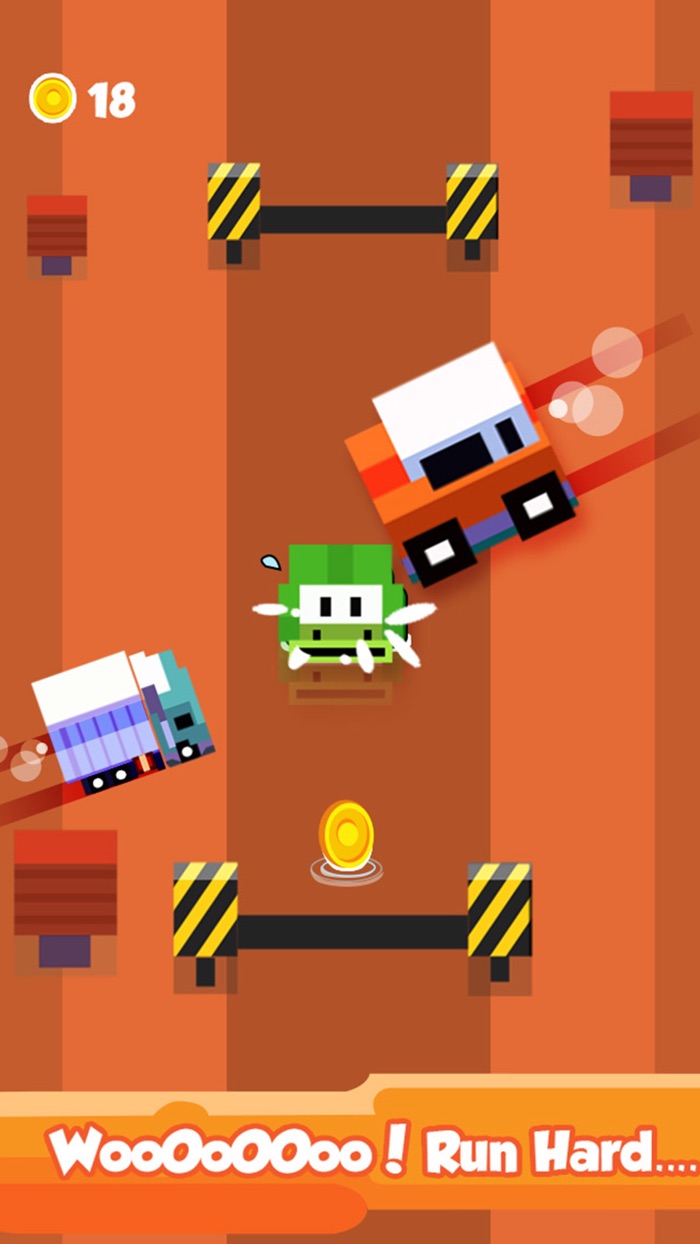 Pato Blocky cruza la carretera - Escapada interminable pájaro minúsculo