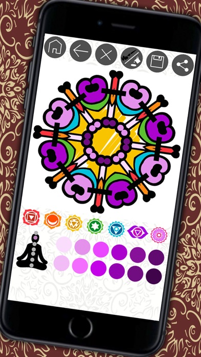 How to cancel & delete Mandalas coloring book – Secret Garden colorfy game for adults from iphone & ipad 3