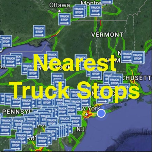 Live Street Map View for Truck Stops  - Best App for Truck Stops Search