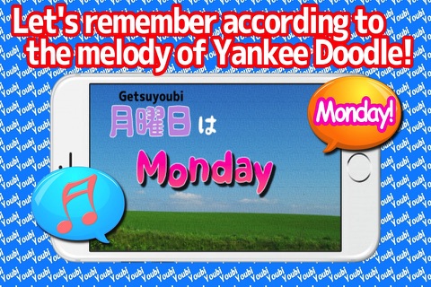 YOUBI Song：Let's learn Japanese day of the week! screenshot 2