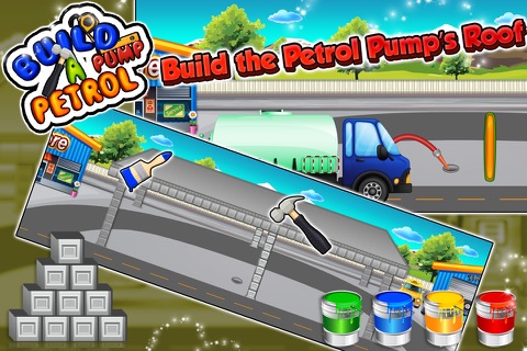 Build a Fuel Station – Crazy building & fix it game for little builders screenshot 4