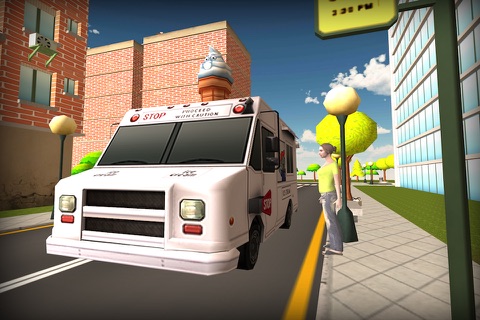 Ice Cream Delivery Truck Sim 3D screenshot 3