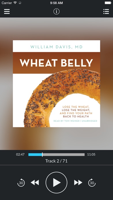 Wheat Belly (by William Davis, MD) Screenshot 1