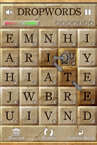 Dropwords Free screenshot 2