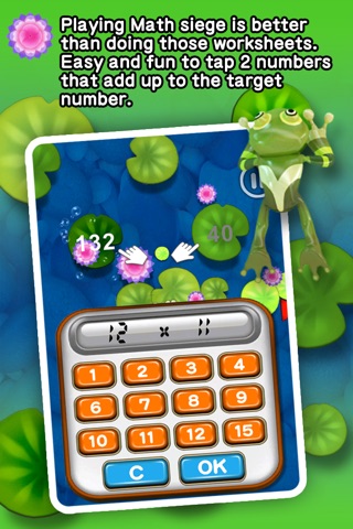 Math Frogger - Math Siege Advance Educational Game for kids screenshot 3