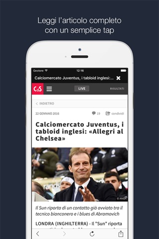Squadra News - Serie A screenshot 4