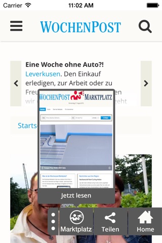 WochenPost.de screenshot 2