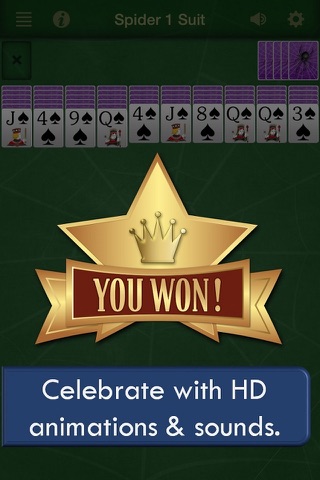 Spider Solitaire ‏‎ screenshot 4