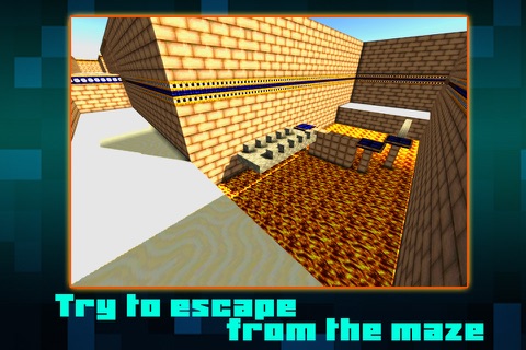 Maze Escape Craft: Build Block FREE screenshot 3